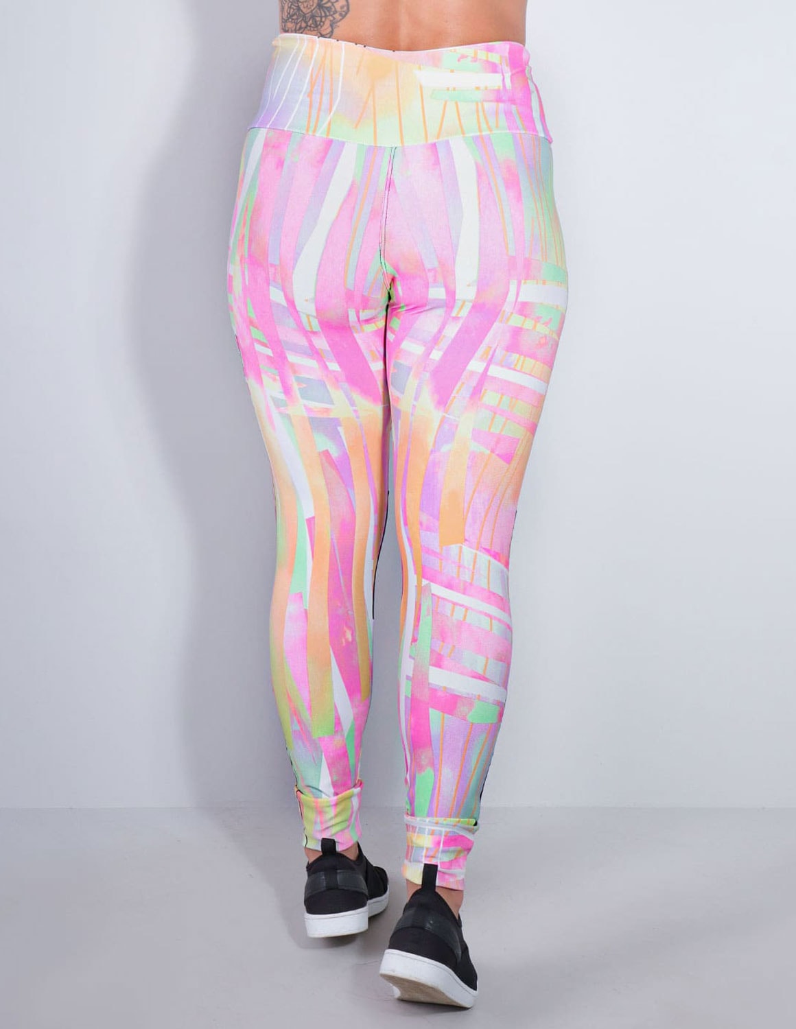 Calça Feminina Estampada com Tule | Ref: 4.4.4252-3167