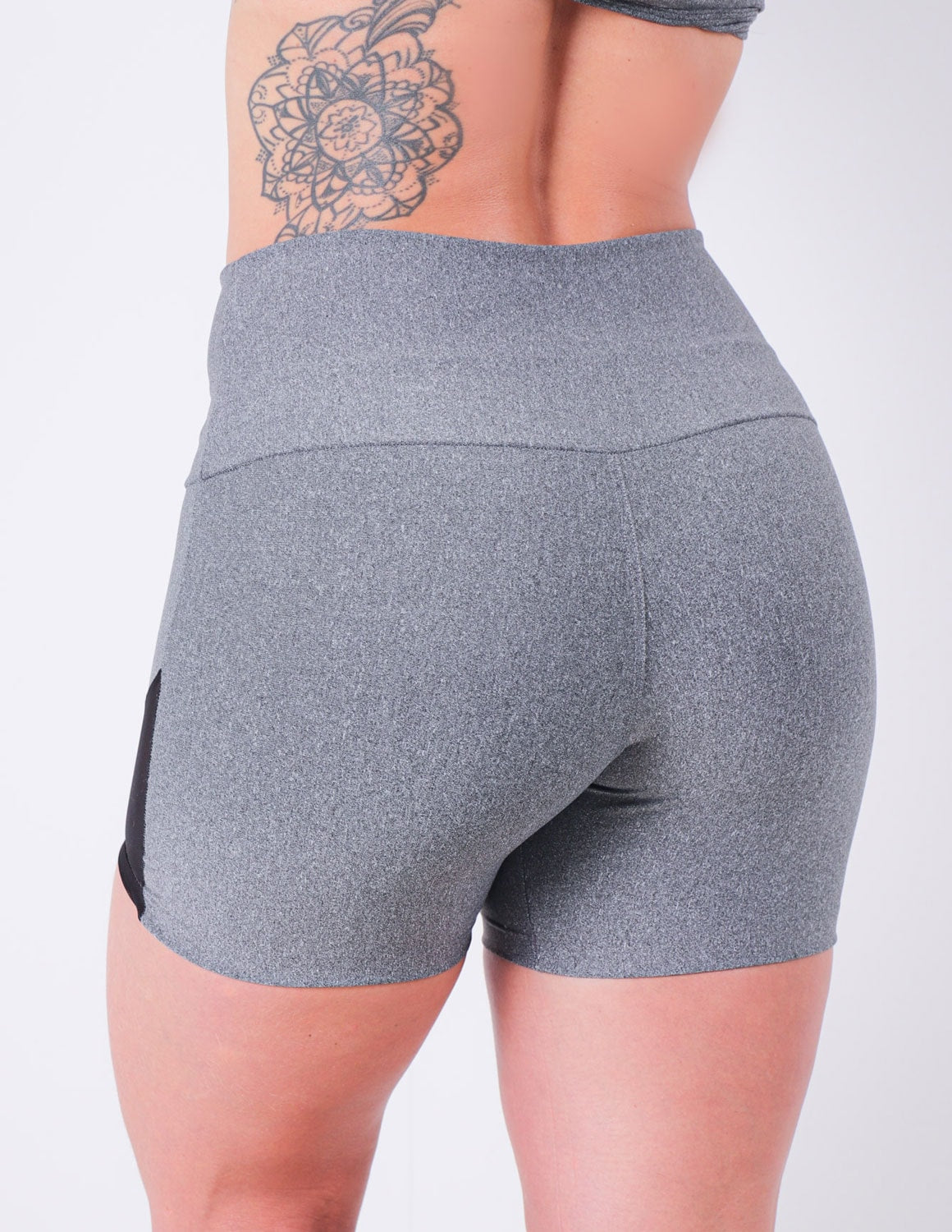 Short Mescla com Recortes de Tule | Ref: 4.4.4278-03