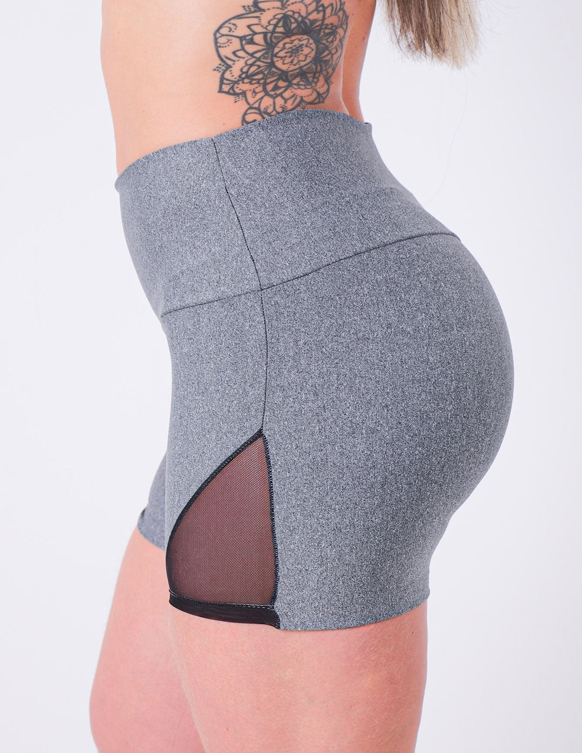 Short Mescla com Recortes de Tule | Ref: 4.4.4278-03