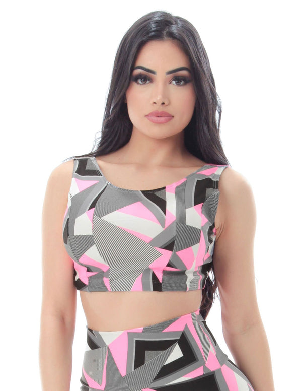 Cropped Fitness sem Bojo com Estampa | Ref: 4.4.4324-3208