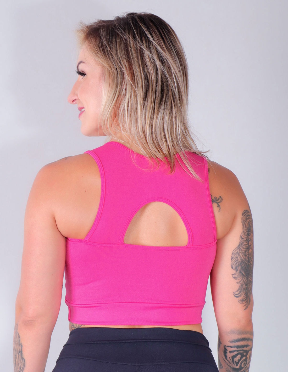 Cropped Rosa sem Bojo | Ref: 4.4.4332-07