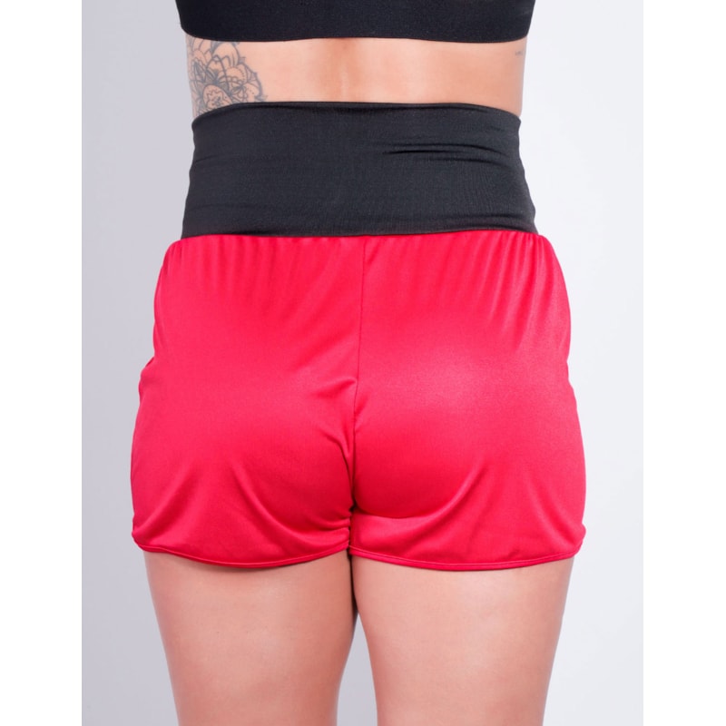 Shortinho Feminino de Piquet Vinho com Bolsos Laterais | Ref: 4.4.4364-2401