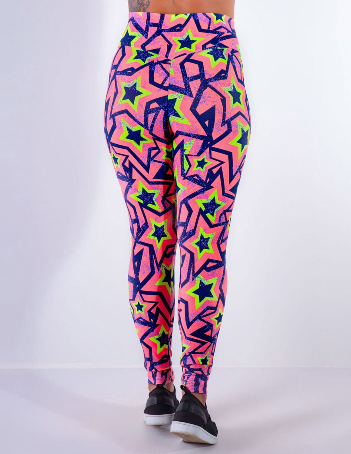 Calça Legging Feminina Estampada com Cós Franzido | Ref: 4.4.4370-3171