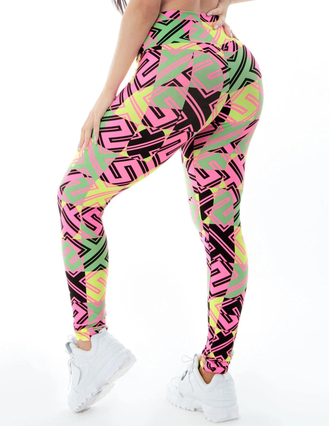 Calça Legging Fitness com Cós Franzido Estampada | Ref: 4.4.4370-3183