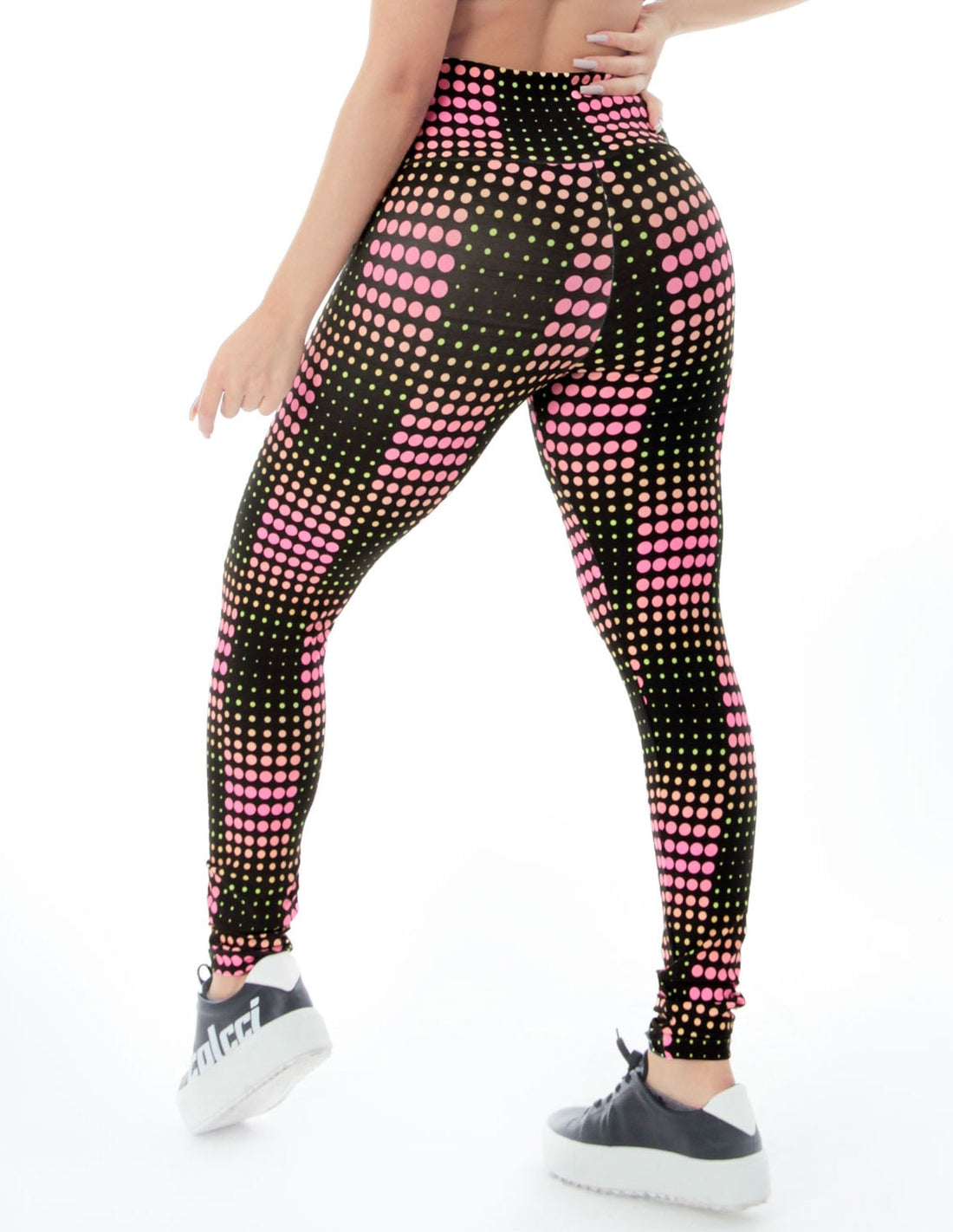 Calça Legging Fitness com Cós Alto Estampada | Ref: 4.4.4381-3209