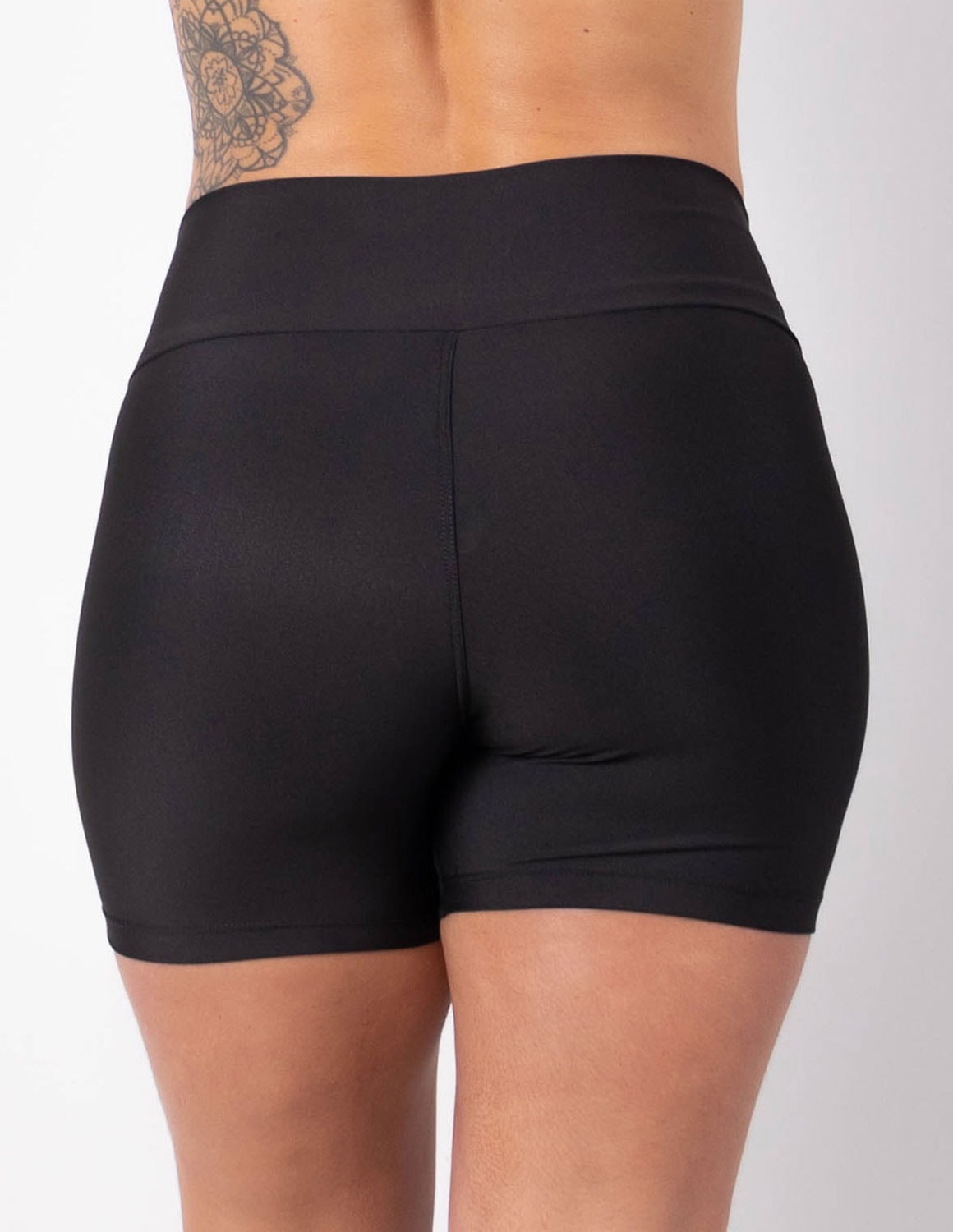 Short Preto com Tela de Poliamida Azul Bic | Ref: 4.4.4382-0120