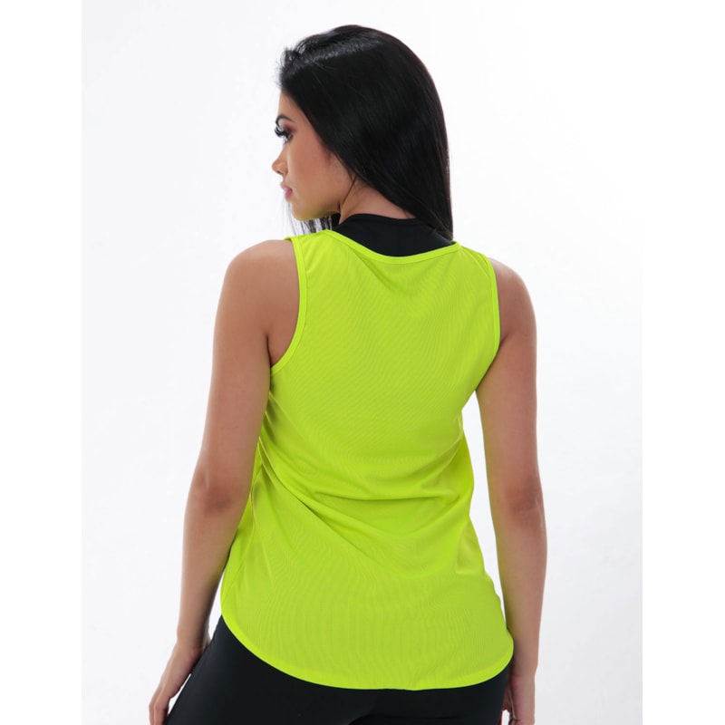 Regata para Academia Amarelo Neon em Dry Fit | Ref: 4.4.4388-36