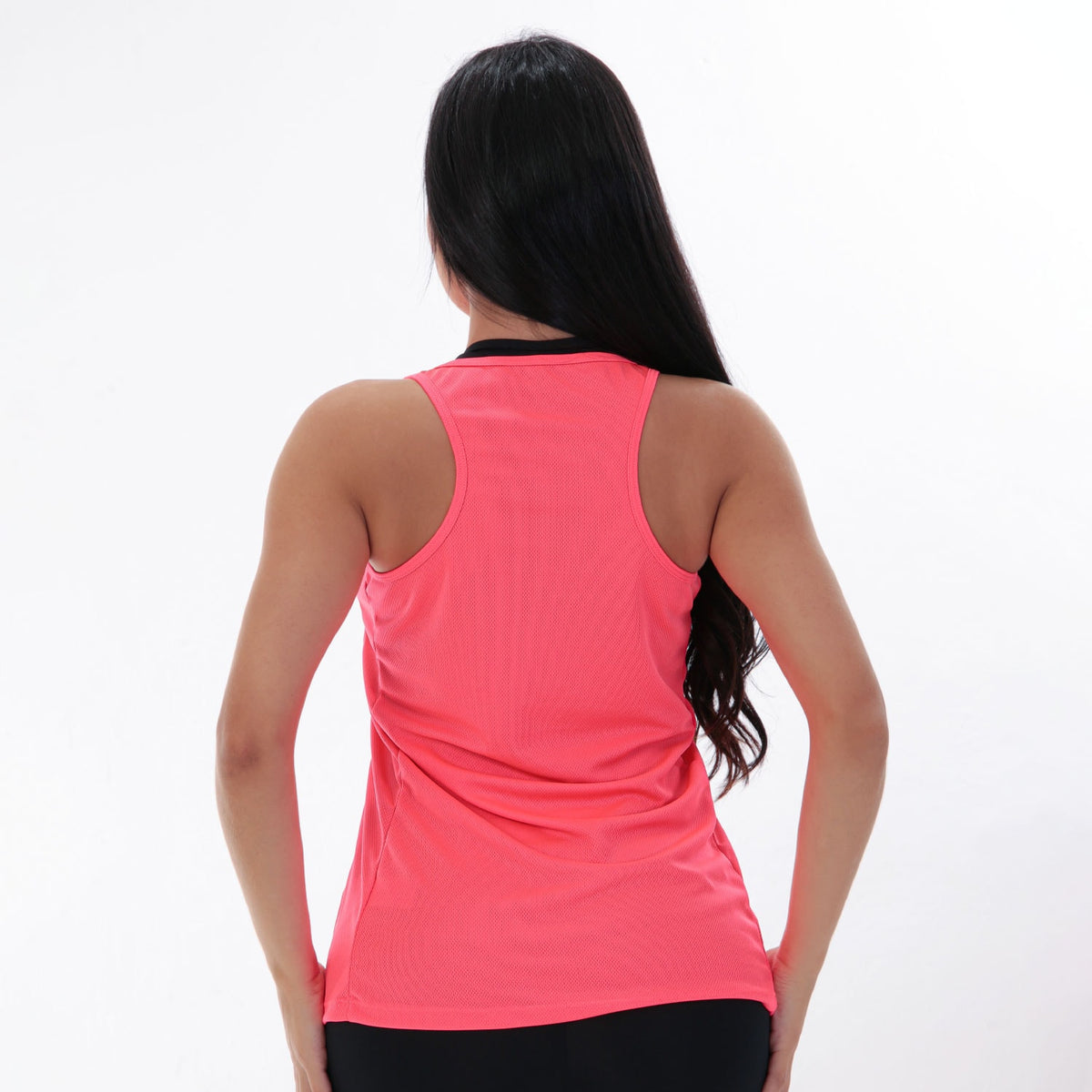 Regata Fitness Feminina em Dry Fit Rosa Neon | Ref: 4.4.4390-39
