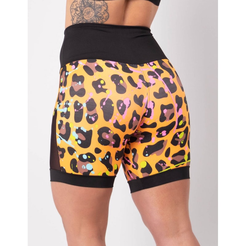 Shortinho Estampado com Recortes de Tela | Ref: 4.4.4404-3217