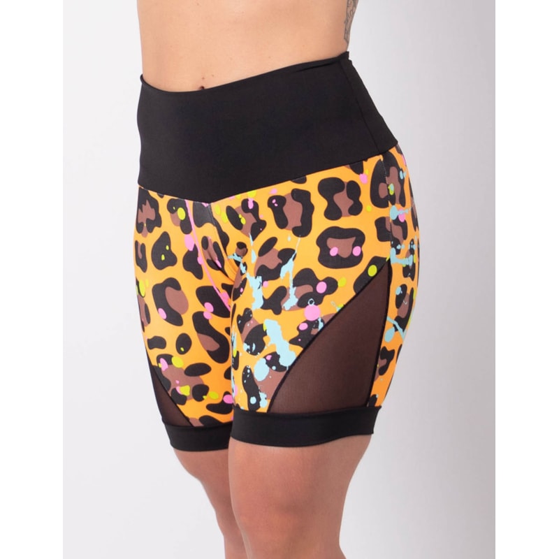 Shortinho Estampado com Recortes de Tela | Ref: 4.4.4404-3217