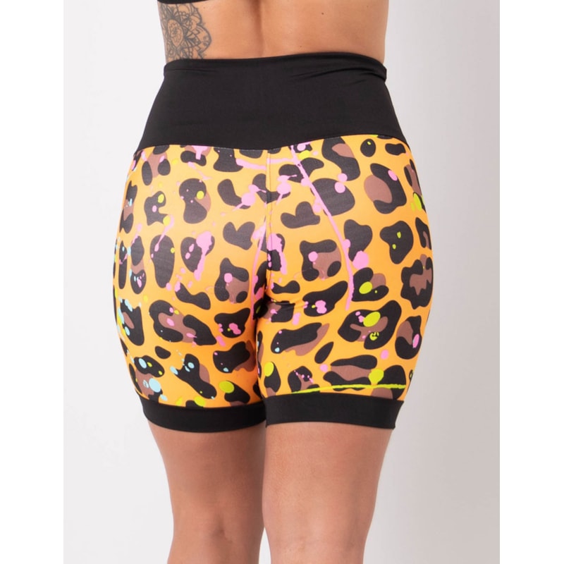 Shortinho Estampado com Recortes de Tela | Ref: 4.4.4404-3217