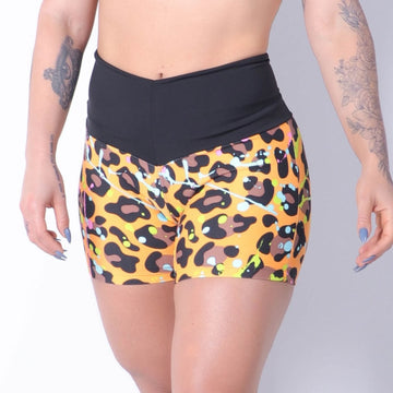 Short Fitness Feminino com Estampa Animal Print | Ref: 4.4.4405-3217