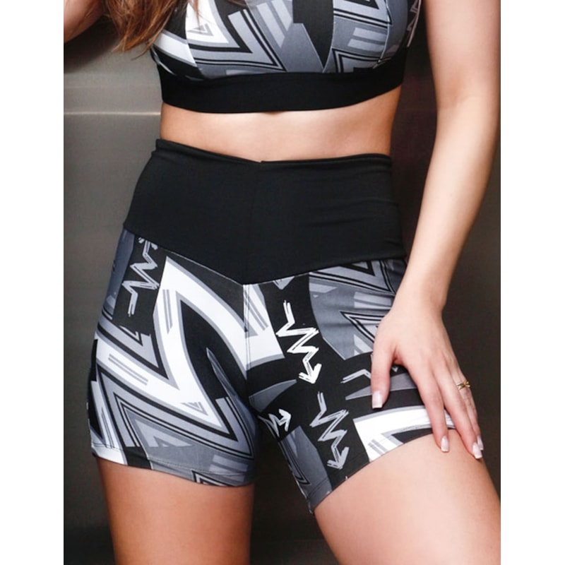 Shortinho para Academia Feminino com Estampa | Ref: 4.4.4405-3219