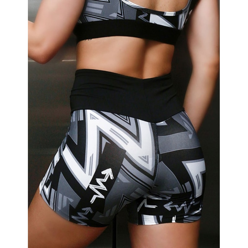 Shortinho para Academia Feminino com Estampa | Ref: 4.4.4405-3219