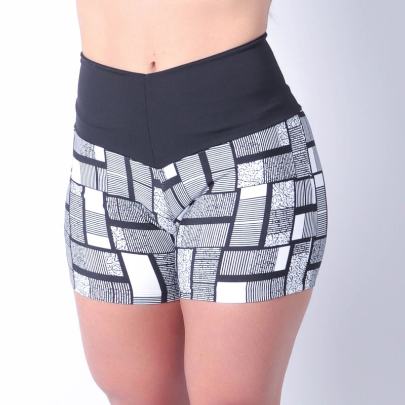 Shortinho Básico Feminino com Estampa | Ref: 4.4.4405-3220