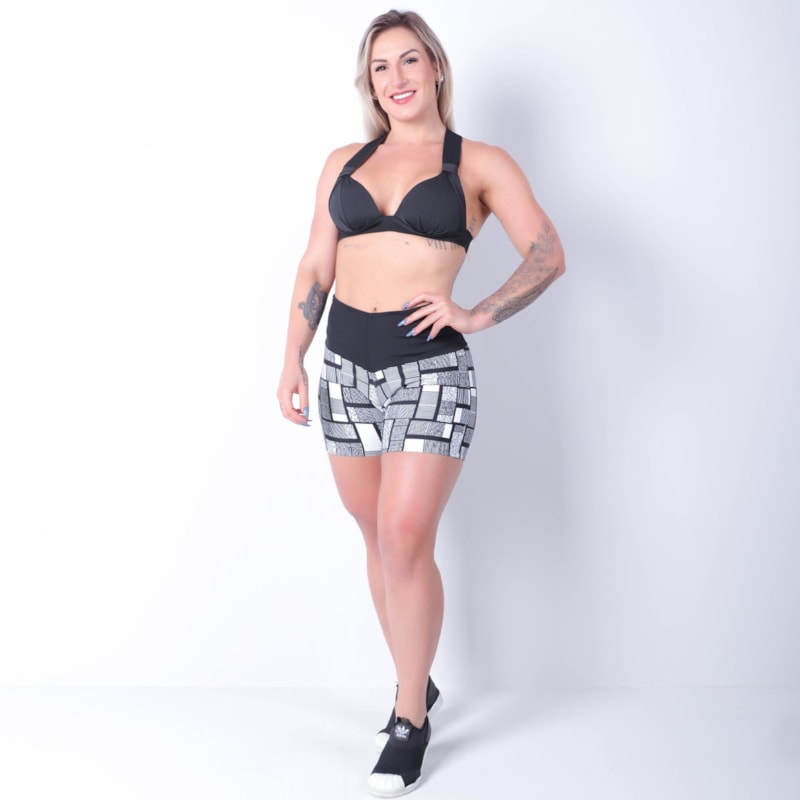 Shortinho Básico Feminino com Estampa | Ref: 4.4.4405-3220
