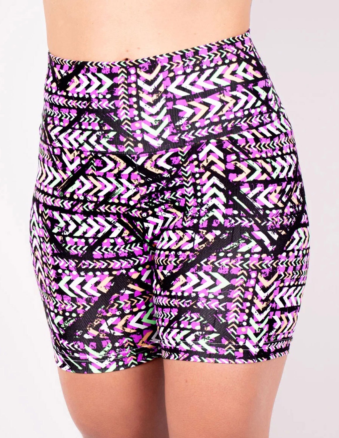 Bermuda Feminina Cintura Alta Estampada | Ref: 4.4.4407-3195
