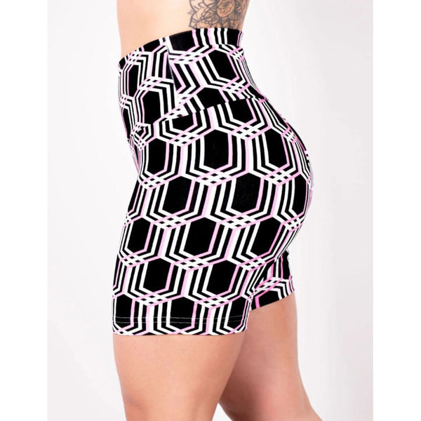 Bermuda Cintura Alta Fitness Estampada | Ref: 4.4.4407-3210