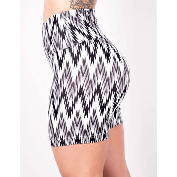 Bermuda Fitness Feminina Cintura Alta com Estampa | Ref: 4.4.4407-3215