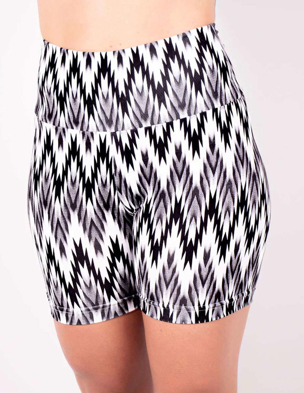 Bermuda Fitness Feminina Cintura Alta com Estampa | Ref: 4.4.4407-3215