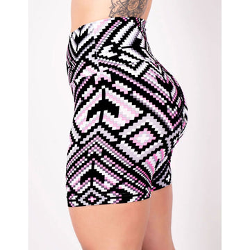 Bermuda Feminina Estampada Cintura Alta | Ref: 4.4.4407-3216