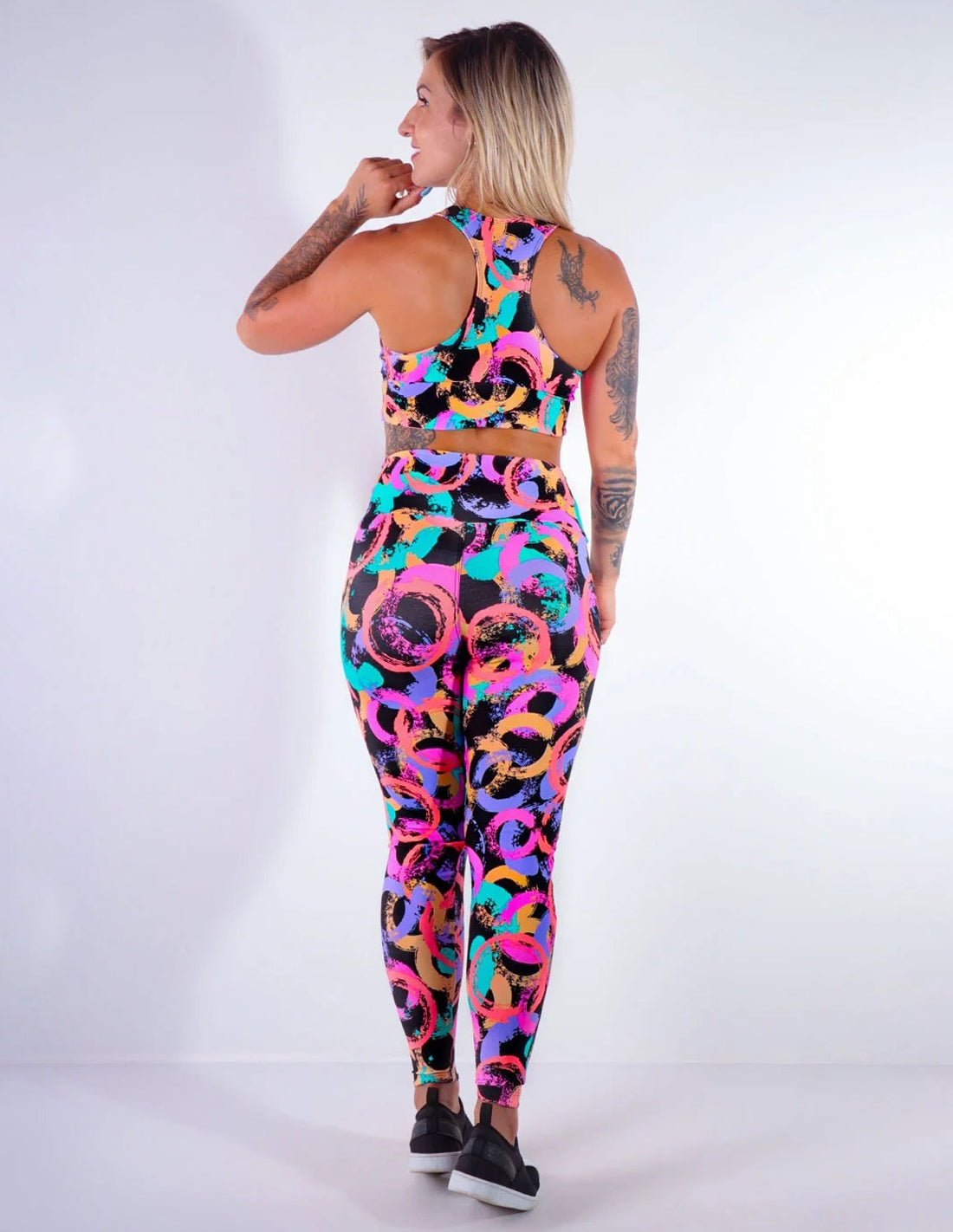 Conjunto Estampado com Calça Legging e Cropped com Bojo | Ref: 8.8.0145-3187