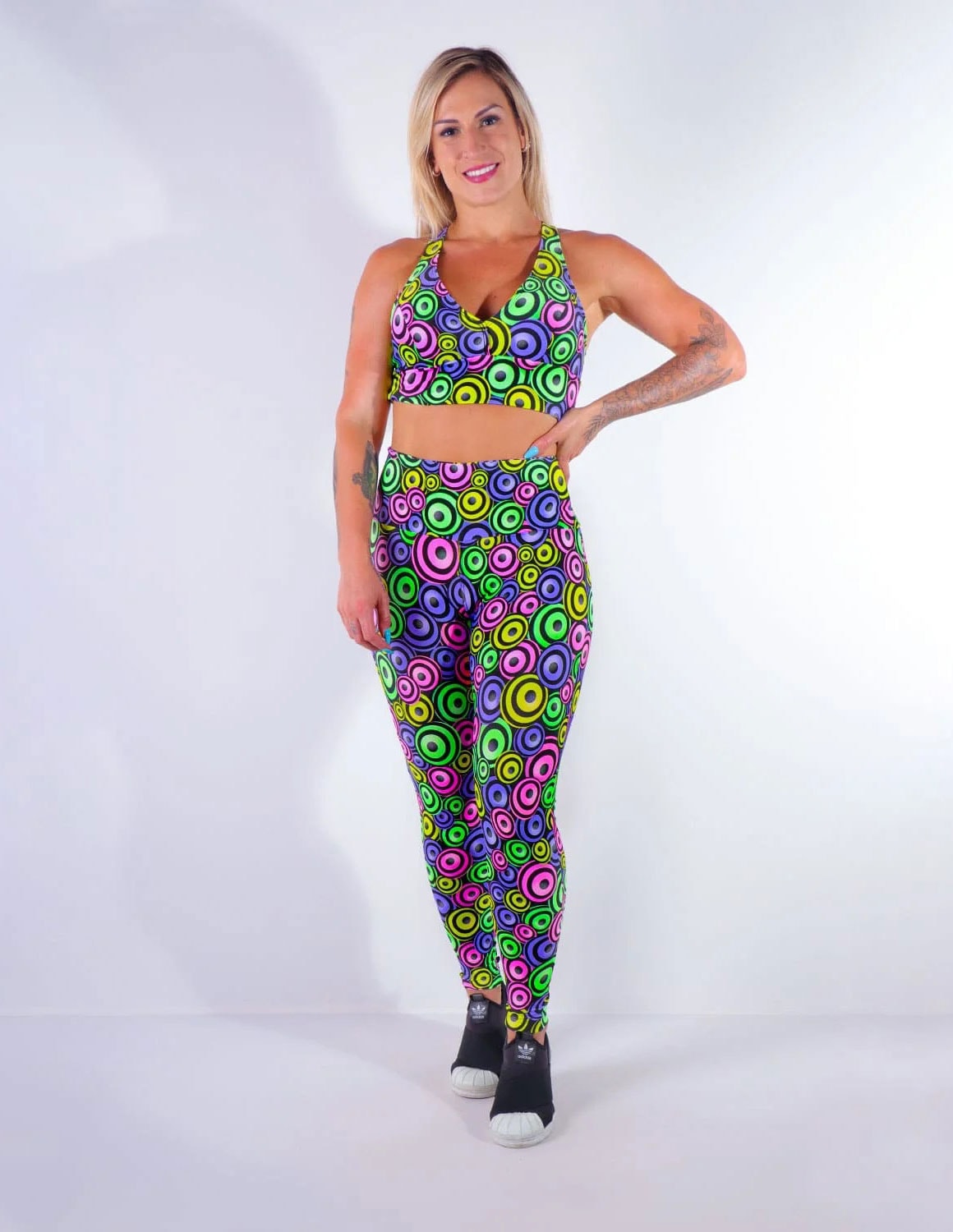 Conjunto Estampado com Cropped e Calça Legging | Ref: 8.8.0145-3200