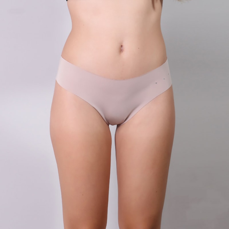 Calcinha Bege Fio Dental sem Costura | Ref: 88.64-26
