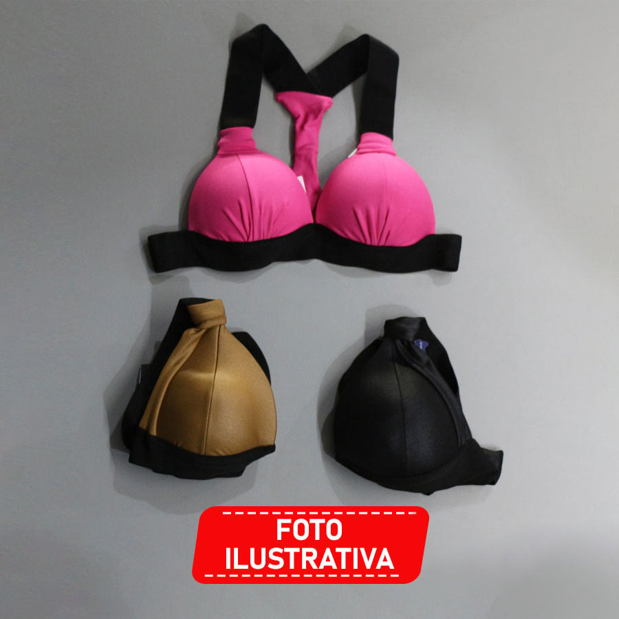 Kit Fitness com 3 Tops em Cores Variadas | Ref: K112