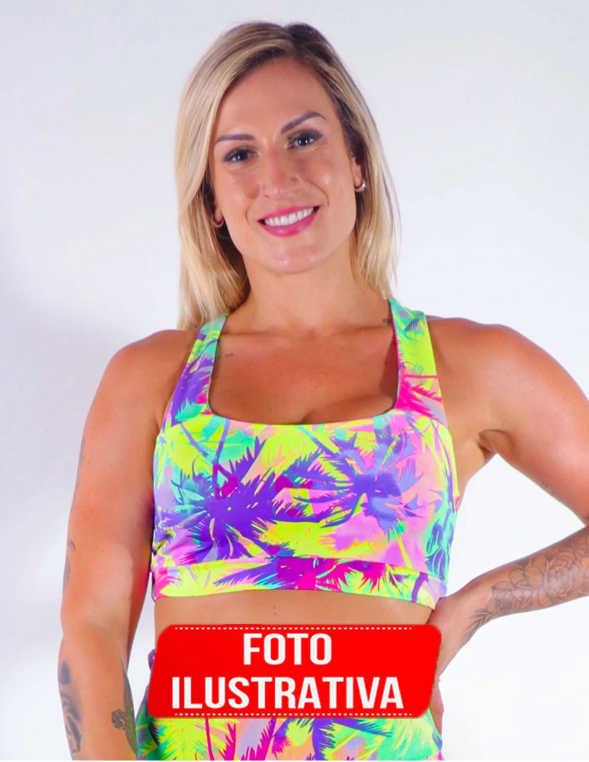 Kit com 3 Croppeds Estampados | Ref: KITTOP-11