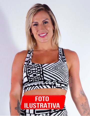 Kit com 3 Croppeds com Estampa e Bojo | Ref: KITTOP-14