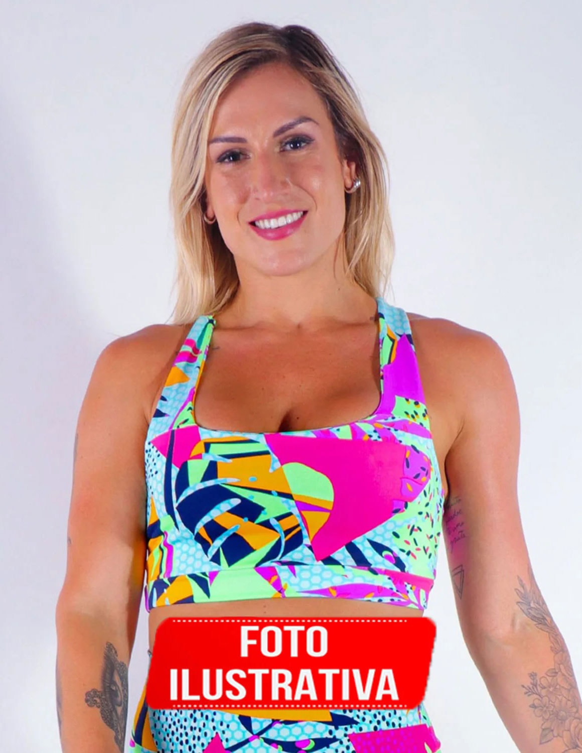 Kit com 3 Croppeds Estampados com Bojo | Ref: KITTOP-17