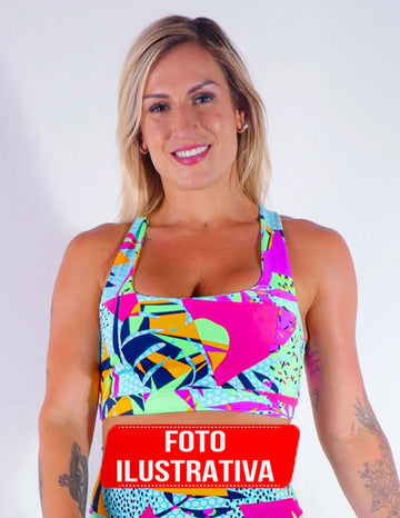 Kit com 3 Croppeds Estampados com Bojo | Ref: KITTOP-17