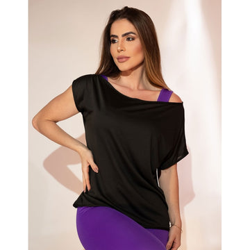 Blusinha Feminina Preta em Dry Fit | Ref: 3.3.2571-01