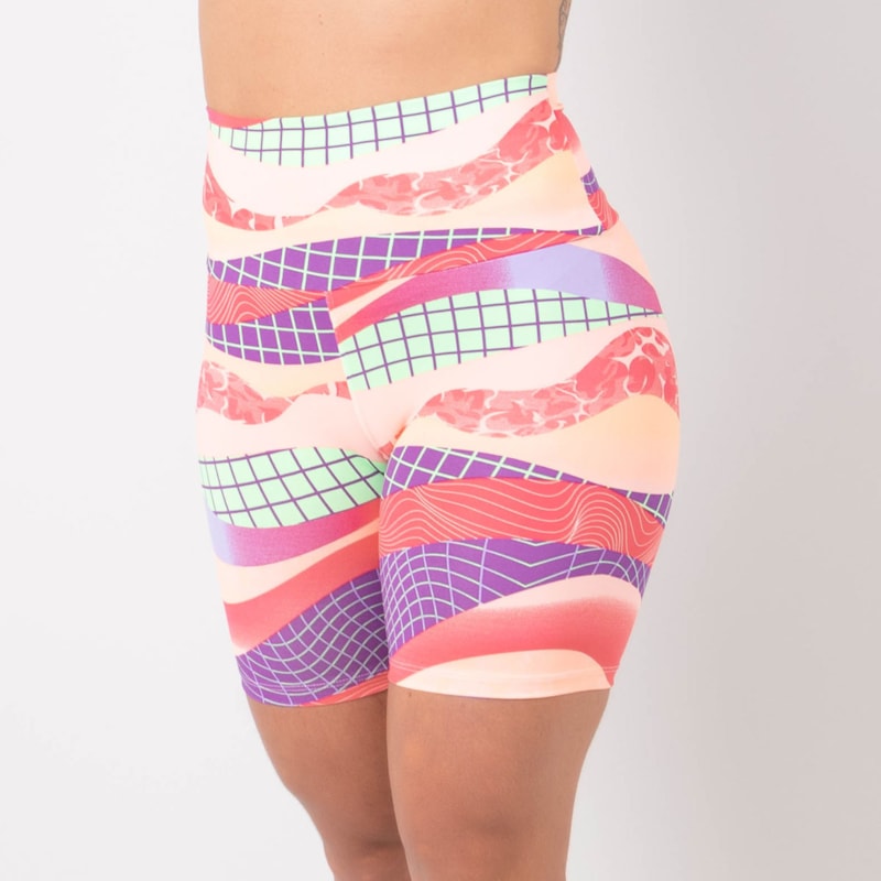 Bermuda Cintura Alta Feminina Estampada | Ref: 4.4.4407-3198