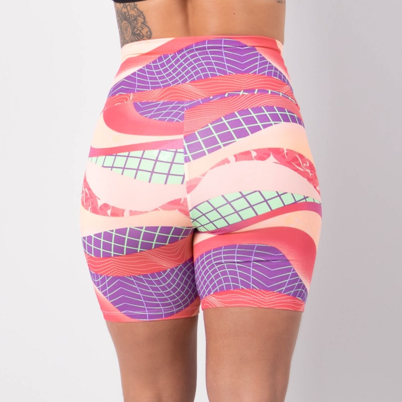 Bermuda Cintura Alta Feminina Estampada | Ref: 4.4.4407-3198