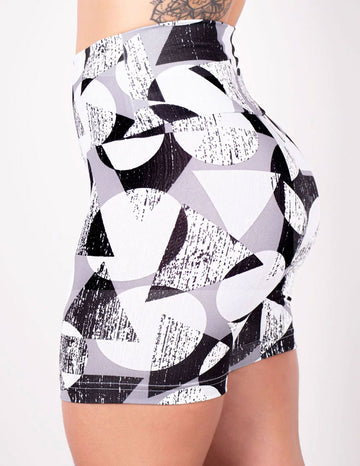 Bermuda Feminina Fitness Estampada Cós Alto | Ref: 4.4.4407-3213