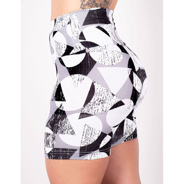 Bermuda Feminina Fitness Estampada Cós Alto | Ref: 4.4.4407-3213