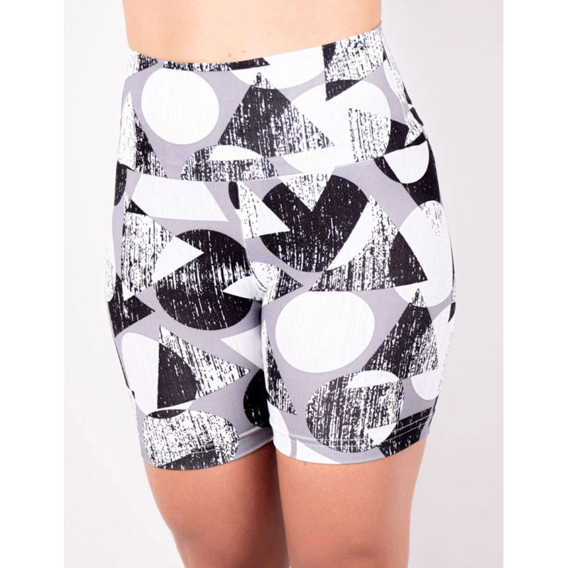 Bermuda Feminina Fitness Estampada Cós Alto | Ref: 4.4.4407-3213