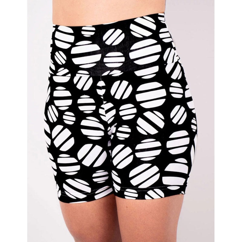 Bermuda Fitness Feminina Cós Alto Estampada | Ref: 4.4.4407-3211