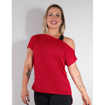Blusa Vinho Ombro Só em Dry Fit | Ref: 3.3.2438-24
