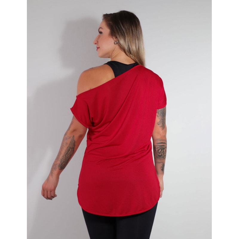 Blusa Vinho Ombro Só em Dry Fit | Ref: 3.3.2438-24