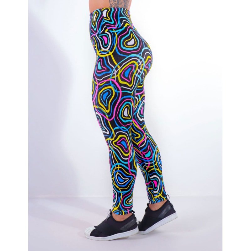 Calça Cintura Alta Estampada | Ref: 4.4.4381-3192
