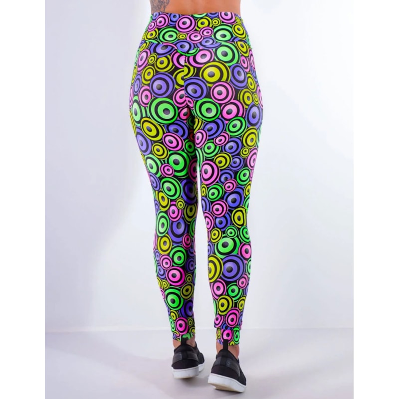 Calça Feminina Estampada com Cós Franzido | Ref: 4.4.4370-3200