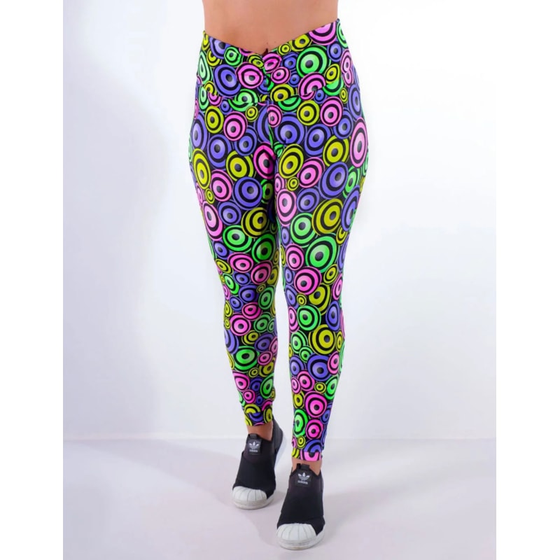 Calça Feminina Estampada com Cós Franzido | Ref: 4.4.4370-3200
