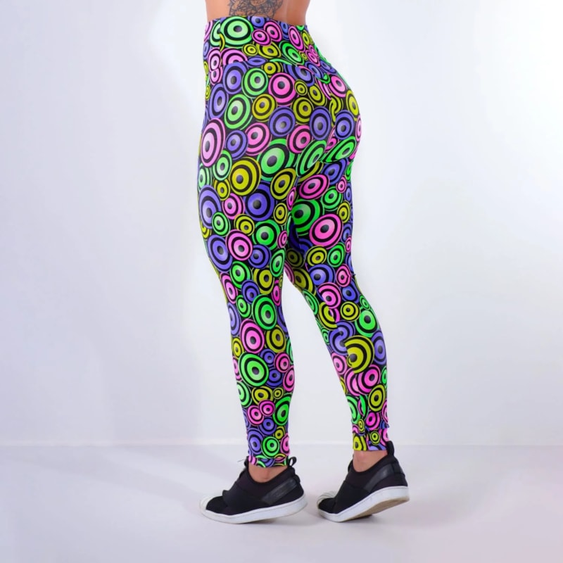 Calça Feminina Estampada com Cós Franzido | Ref: 4.4.4370-3200