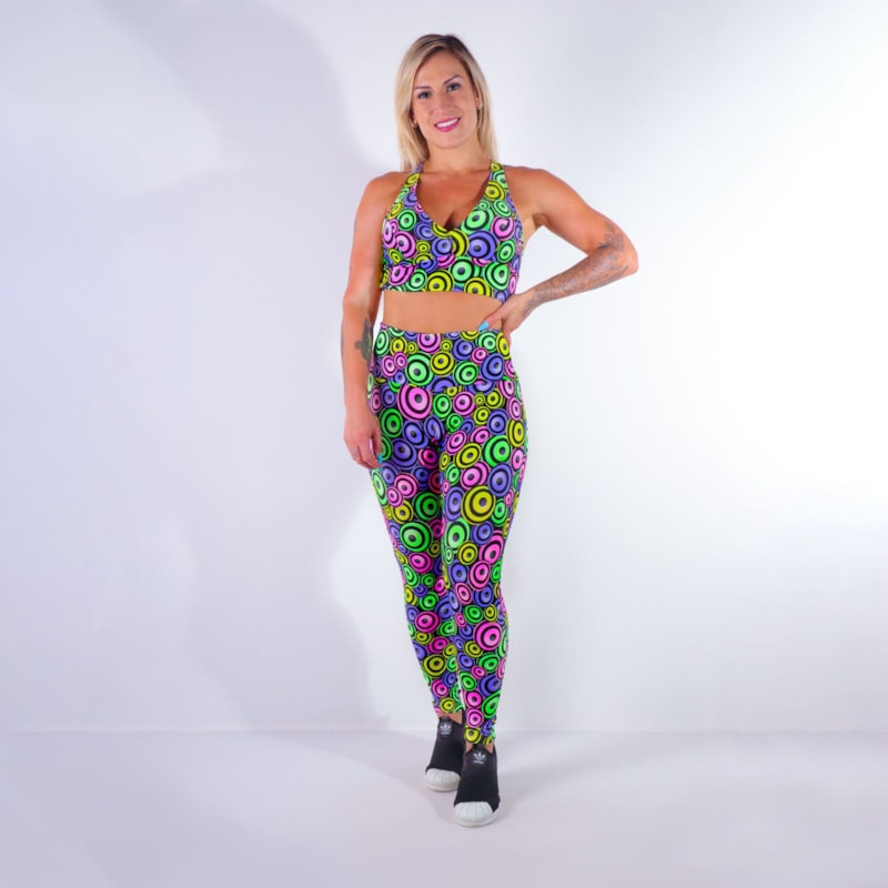 Calça Fitness Feminina Estampada | Ref: 4.4.1618-3200