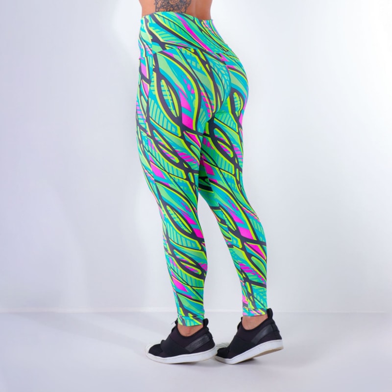 Calça Legging com Estampa | Ref: 4.4.1618-3190