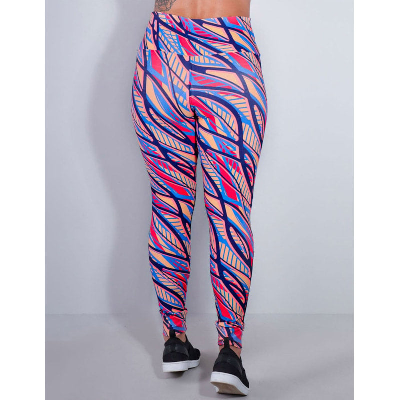 Calça Legging com Tule e Estampa | Ref: 4.4.4252-3180