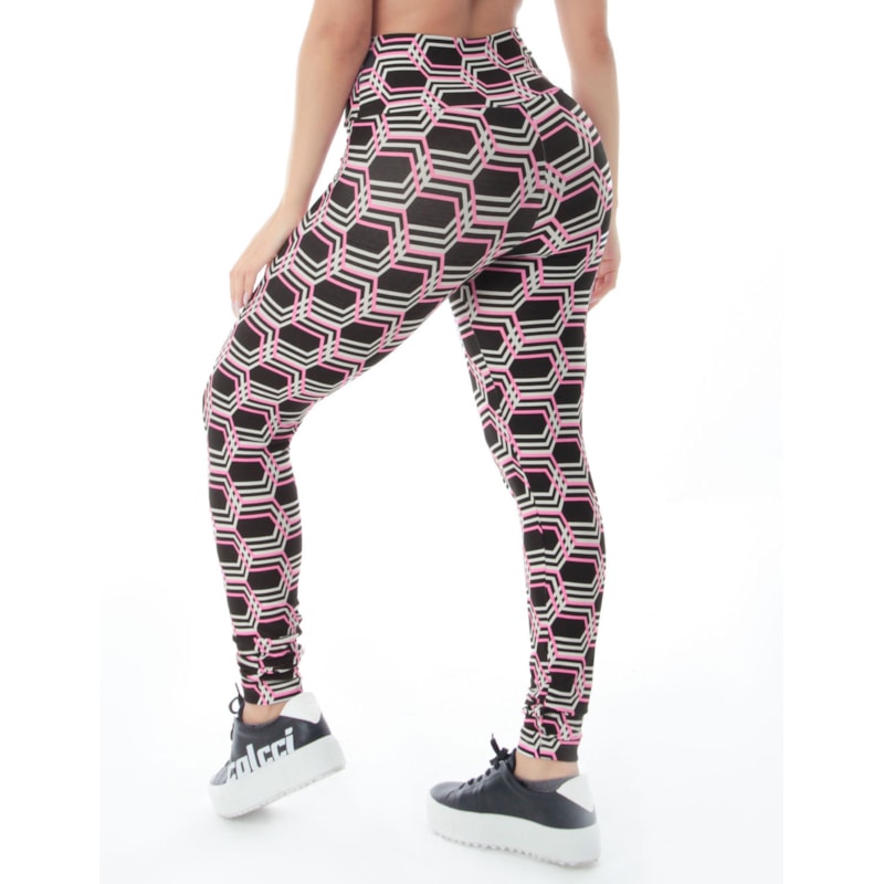 Calça Legging Estampada Cintura Alta Fitness | Ref: 4.4.4381-3210